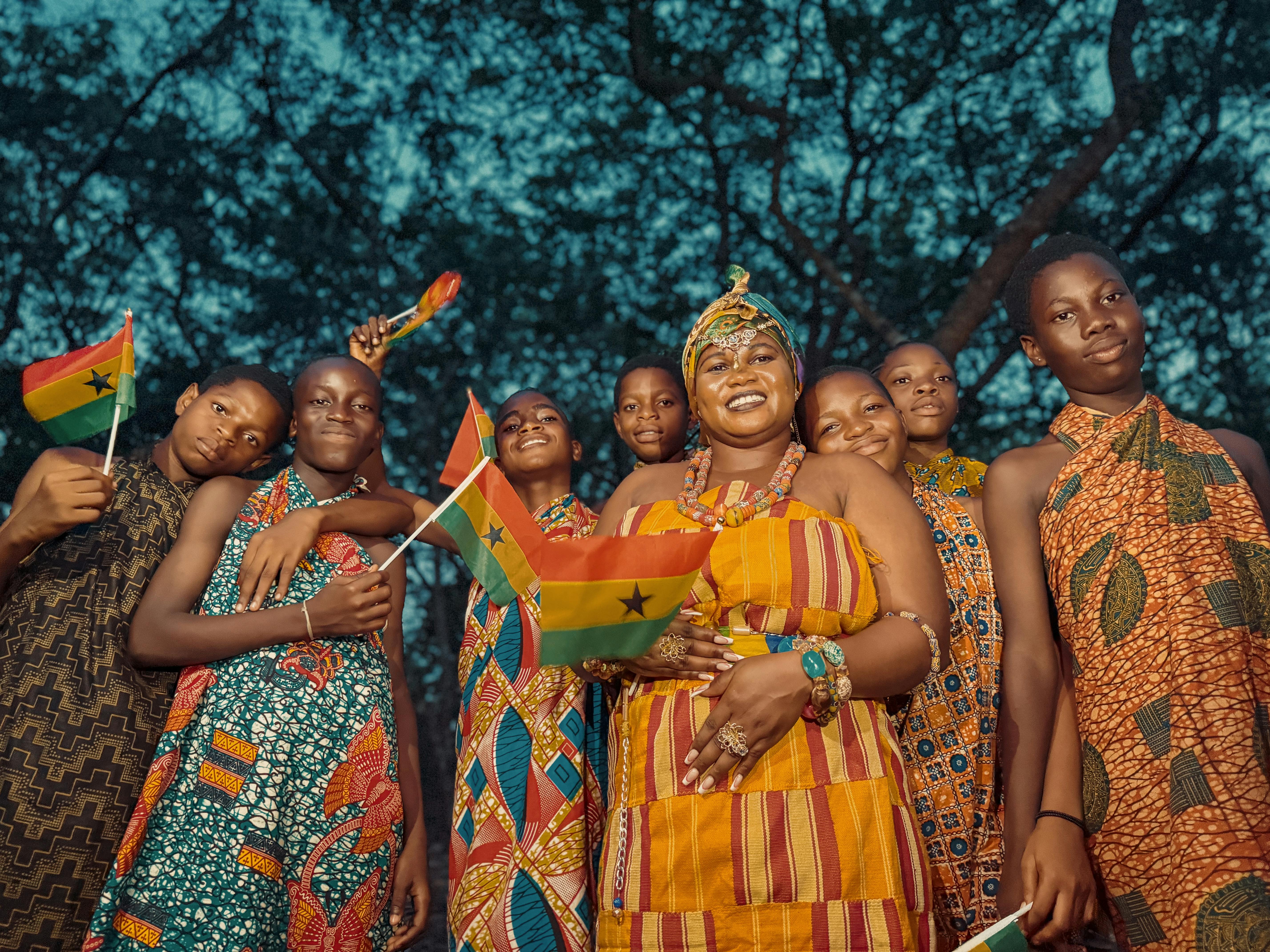 Group of creators in Ghana